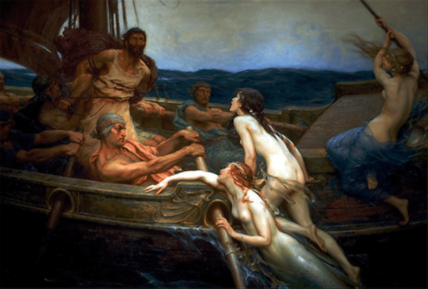 Ulysse et les sirènes – Herbert Draper Herbert Draper 105x70