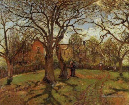 Châtaigniers louveciennes printemps – Camille Pissarro Camille Pissarro