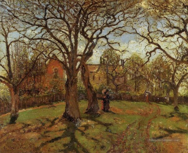 Châtaigniers louveciennes printemps – Camille Pissarro Camille Pissarro 85x75