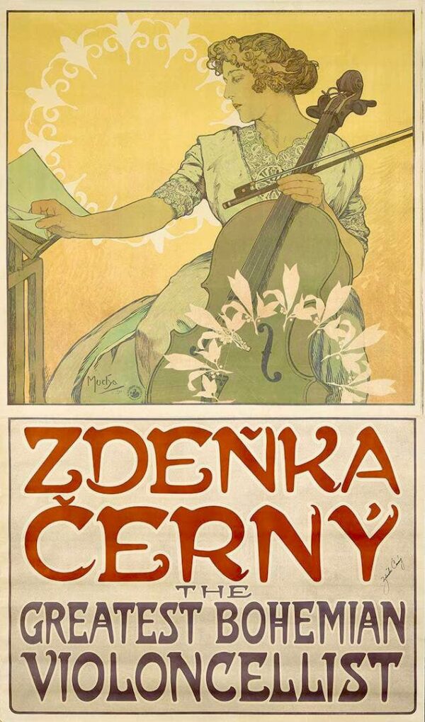 Affiche Zdenka Cerny – Mucha Alphonse Mucha 70x120