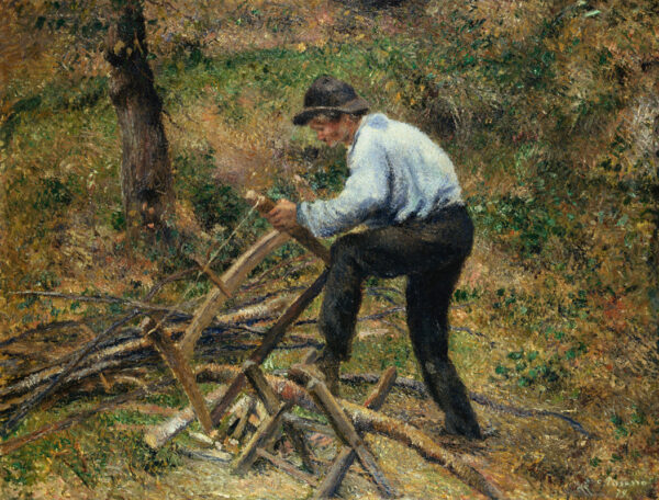 Père Melonbeim des scies à bois – Camille Pissarro Camille Pissarro 85x75