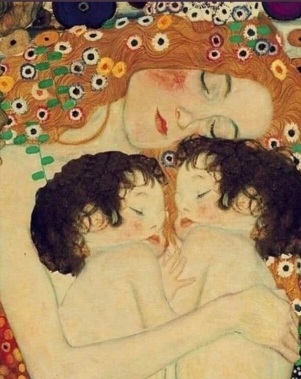 Mère et jumeaux – Gustav Klimt Gustav Klimt 70x85