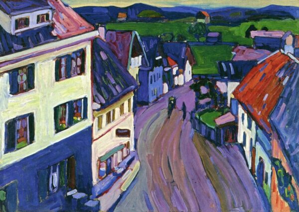 Vue de la fenêtre du Griesbrau – Vassily Kandinsk Vassily Kandinsky 105x70