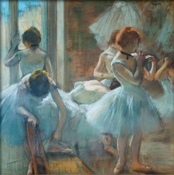 Danseurs bleus dans l’intervalle – Edgar Degas Edgar Degas 70x70