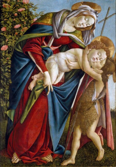 La Madone avec l’enfant et le garçon Jean – Sandro Botticelli Sandro Botticelli