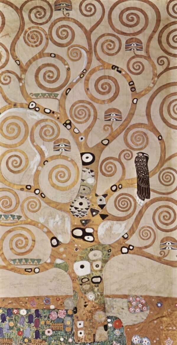 L’arbre de vie, section centrale (détail) – Gustav Klimt Gustav Klimt 70x140