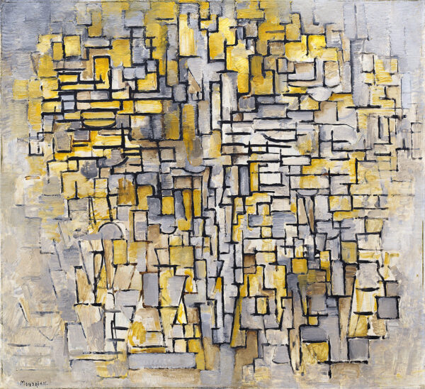 Tableau II ou composition VII – Mondrian Piet Mondrian 70x70