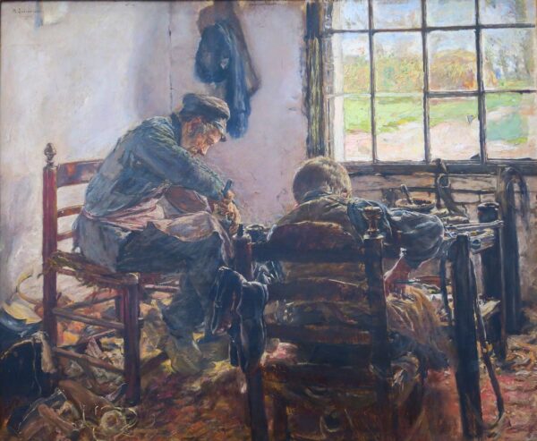 Atelier de cordonnier – Max Liebermann Max Liebermann 85x75