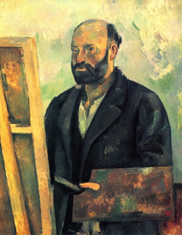 Auto-portrait avec la palette – Paul Cézanne Paul Cézanne 70x85