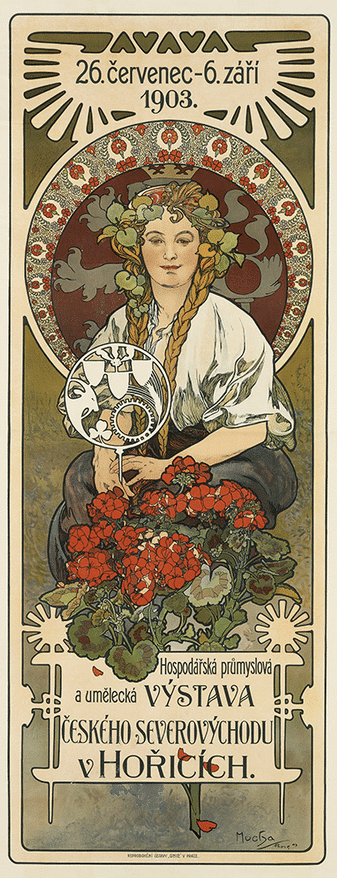 Exposition de la République tchèque – Mucha Alphonse Mucha 70x160