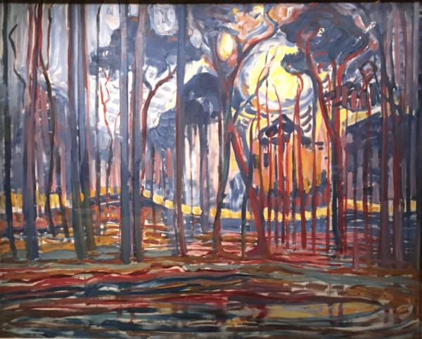 Forêt à Oele – Mondrian Piet Mondrian 85x75