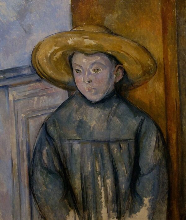 Enfant avec un chapeau de paille – Paul Cézanne Paul Cézanne 70x85