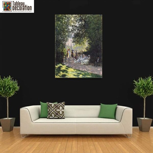 Le Parc Monceau – Tableau Monet Claude Monet 70x85 2