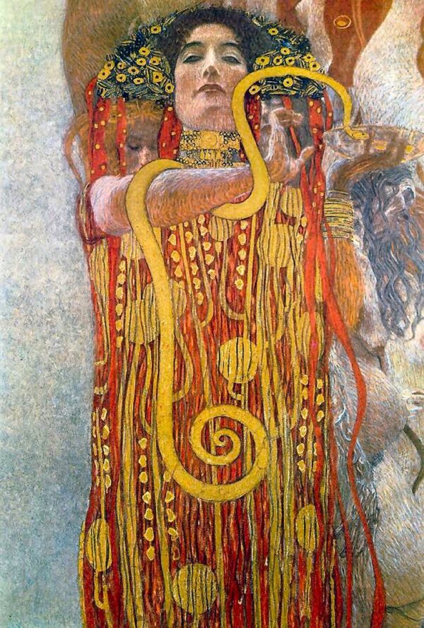 Hygieia Médecine Détail – Gustav Klimt Gustav Klimt 70x105