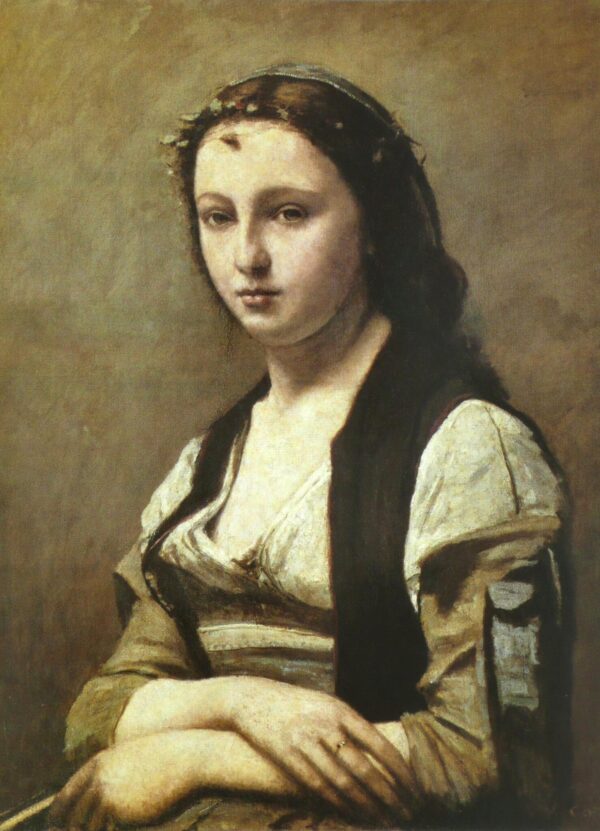 La Femme à la perle – Camille Corot Camille Corot 70x105