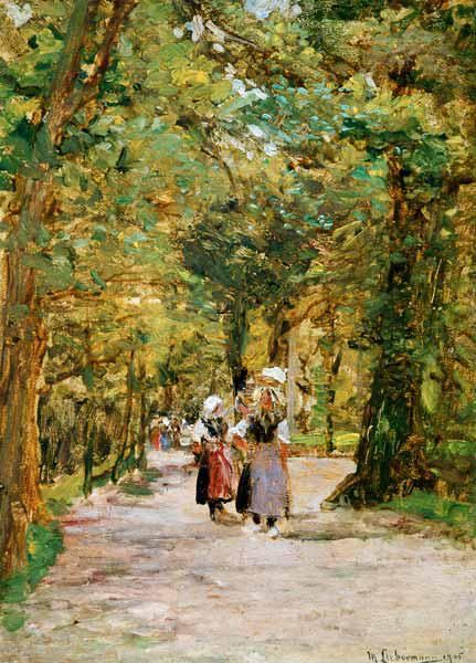 Lavandières dans la forêt – Max Liebermann Max Liebermann 70x105