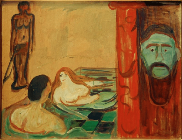 La jalousie dans le bain – Edvard Munch Edvard Munch 85x75