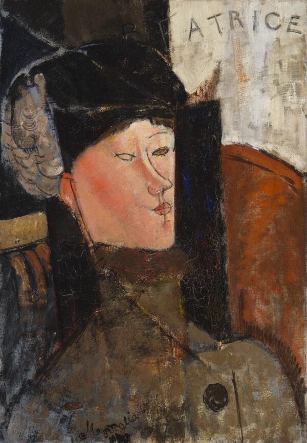 Portrait de Béatrice Hastings – Amadeo Modigliani 70x105