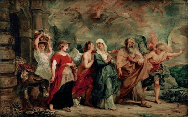 La famille de Lot quitte Sodome – Peter Paul Rubens Peter Paul Rubens 105x70