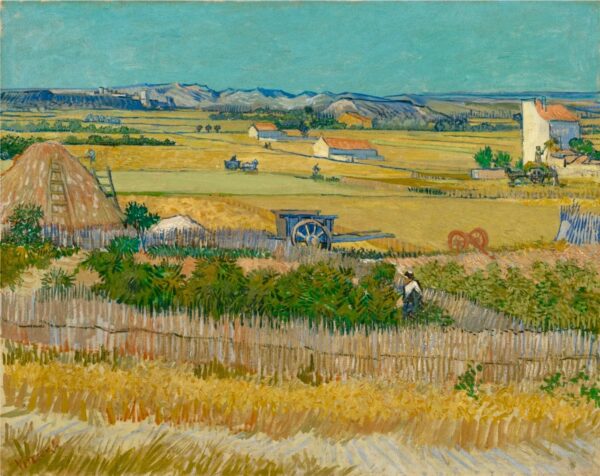 La Moisson – La Plaine de la Crau – Van Gogh Tableaux Populaires 85x75