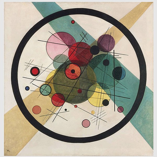 Cercles dans un cercle – Vassily Kandinsky Vassily Kandinsky 70x70