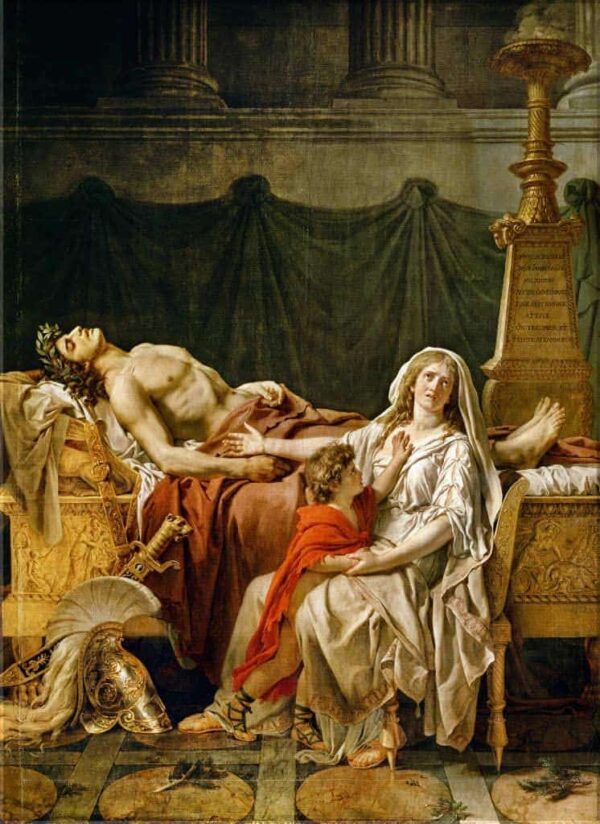 Le deuil d’Andromache – Jacques-Louis David Jacques-Louis David 70x105