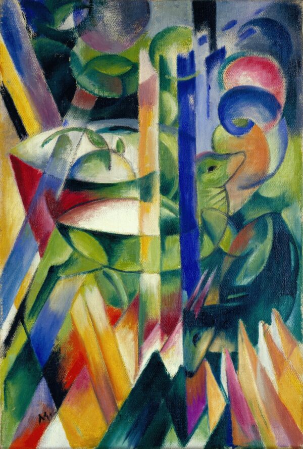 Les petites chèvres de montagne – Franz Marc Franz Marc 70x105