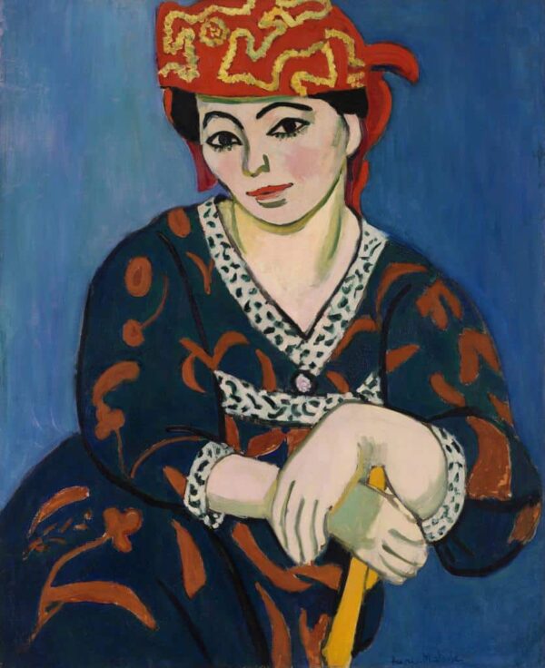 La coiffe rouge de Madras – Matisse Henri Matisse 70x85