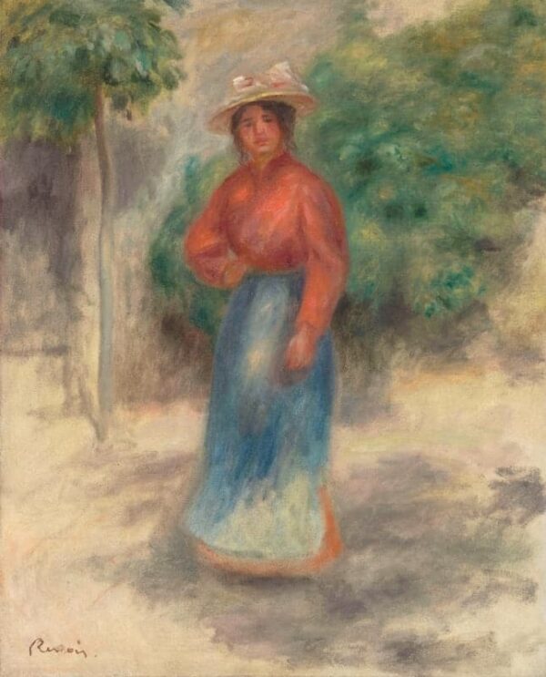 Gabrielle dans le jardin, vers 1905 – Pierre-Auguste Renoir Pierre-Auguste Renoir 70x85