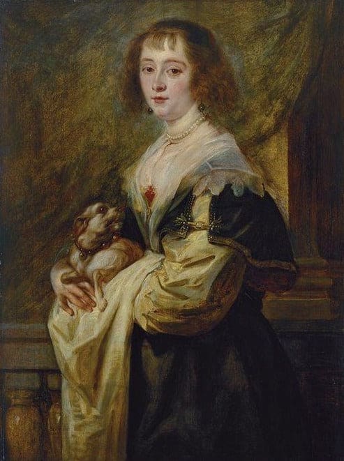 Portrait d’une dame avec un petit chien – Peter Paul Rubens Peter Paul Rubens 70x85