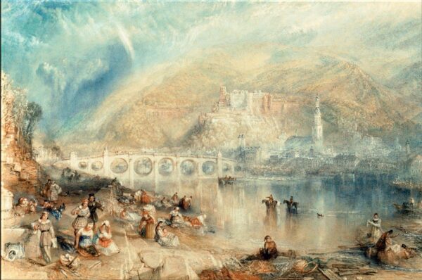 Heidelberg avec l’arc en ciel – William Turner William Turner 105x70