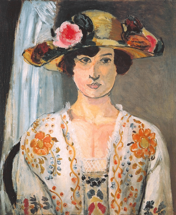 Femme au chapeau fleuri – Matisse Henri Matisse 70x85