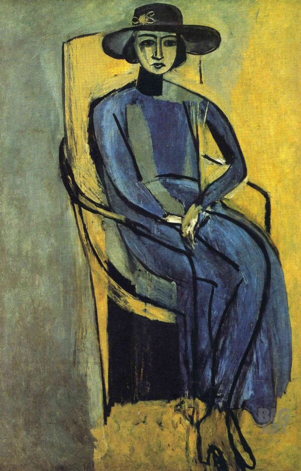 Portrait de Greta Prozor – Matisse Henri Matisse 70x105