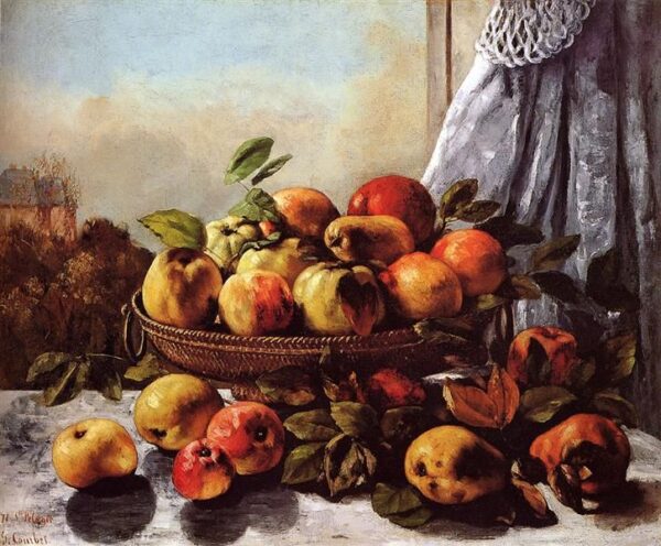 Fruits dans un panier – Gustave Courbet Gustave Courbet 85x75