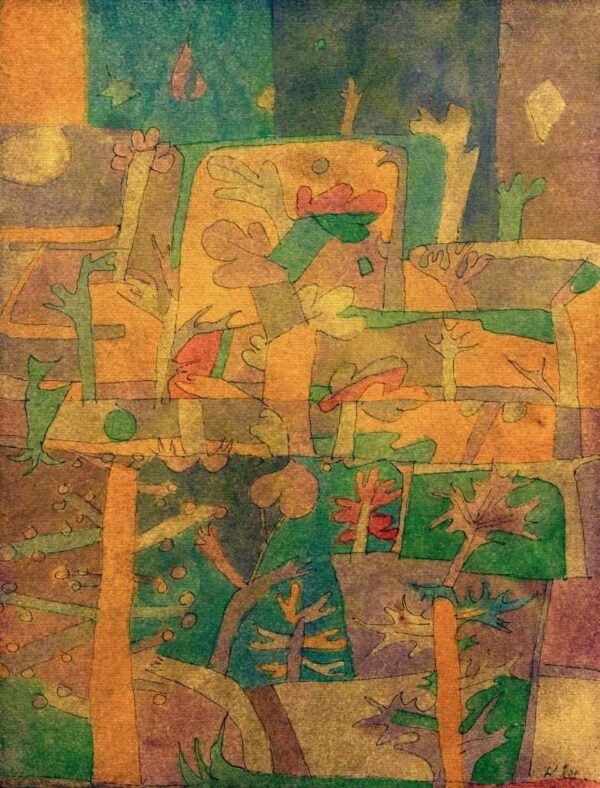 Paysage de jardin oriental, 1924 – Paul Klee Paul Klee 70x85