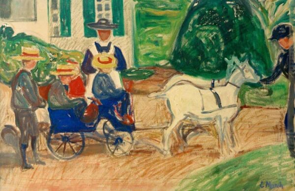 La chèvre et le chariot – Edvard Munch Edvard Munch 105x70