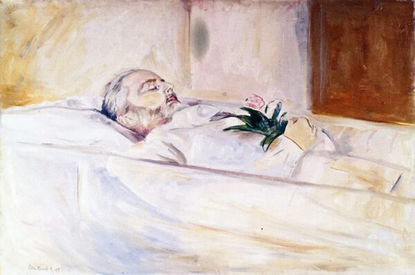 John Hazeland sur son lit de mort – Edvard Munch Edvard Munch 105x70