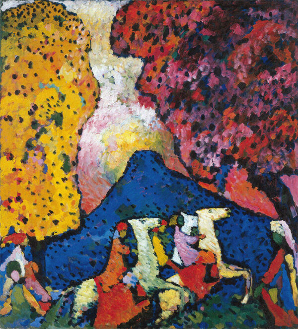 La montagne bleue – Vassily Kandinsky Vassily Kandinsky 70x70