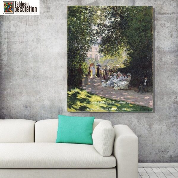 Le Parc Monceau – Tableau Monet Claude Monet 70x85 3