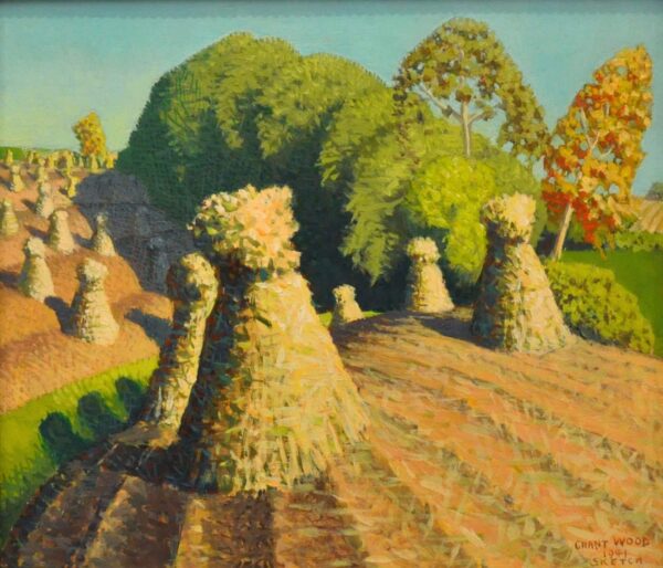 Champ de maïs Iowa – Grant Wood Grant Wood 85x75