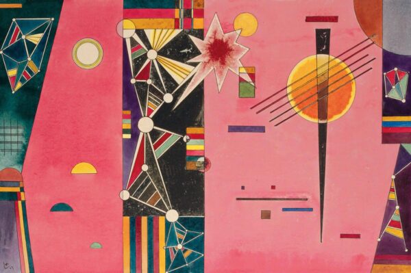 Rose rouge – Vassily Kandinsk Vassily Kandinsky 105x70