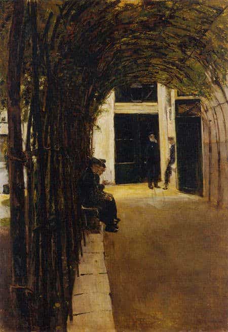 La maison d’un vieil homme à Amsterdam – Max Liebermann Max Liebermann 70x105