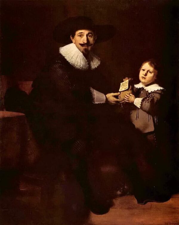 Jean Pellicorne et son fils Caspar – Rembrandt van Rijn Rembrandt van Rijn 70x85