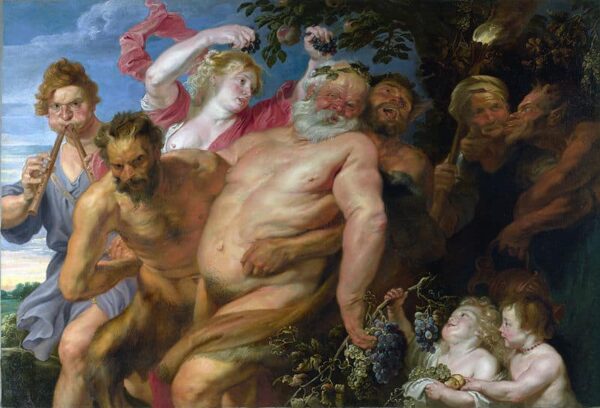 Silène ivre soutenu par des satyres – Peter Paul Rubens Peter Paul Rubens 105x70