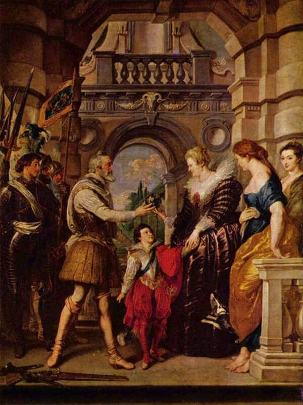 La Remise de la régence à la reine – Peter Paul Rubens Peter Paul Rubens 70x85