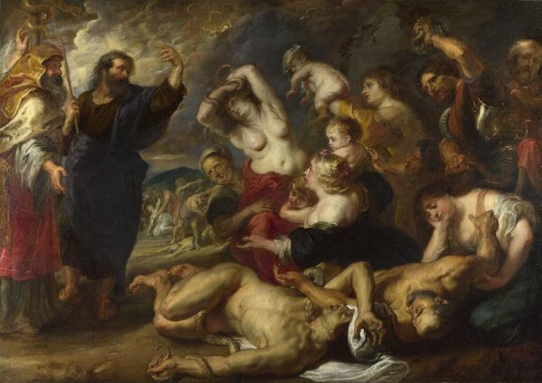 Le serpent d’airain – Peter Paul Rubens Peter Paul Rubens 105x70