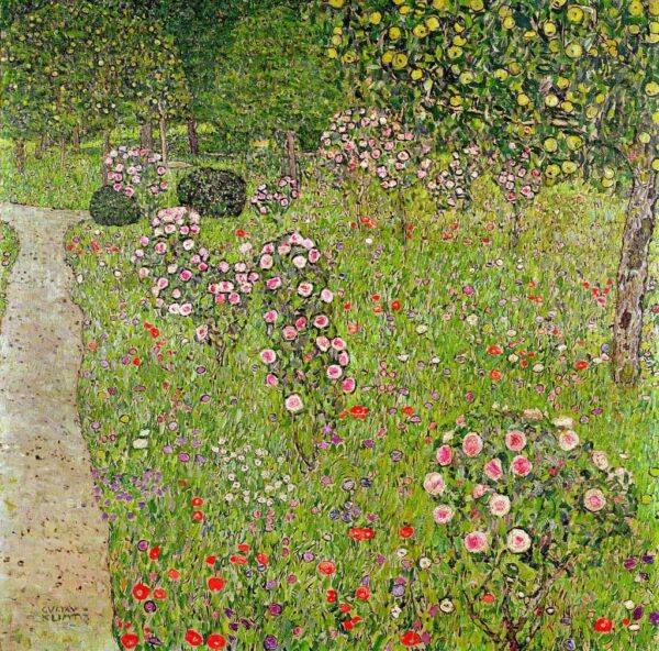 Verger avec des roses – Gustav Klimt Gustav Klimt 70x70