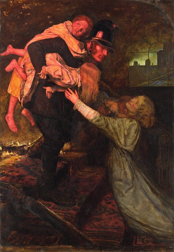 Le sauvetage – John Everett Millais John Everett Millais 70x105