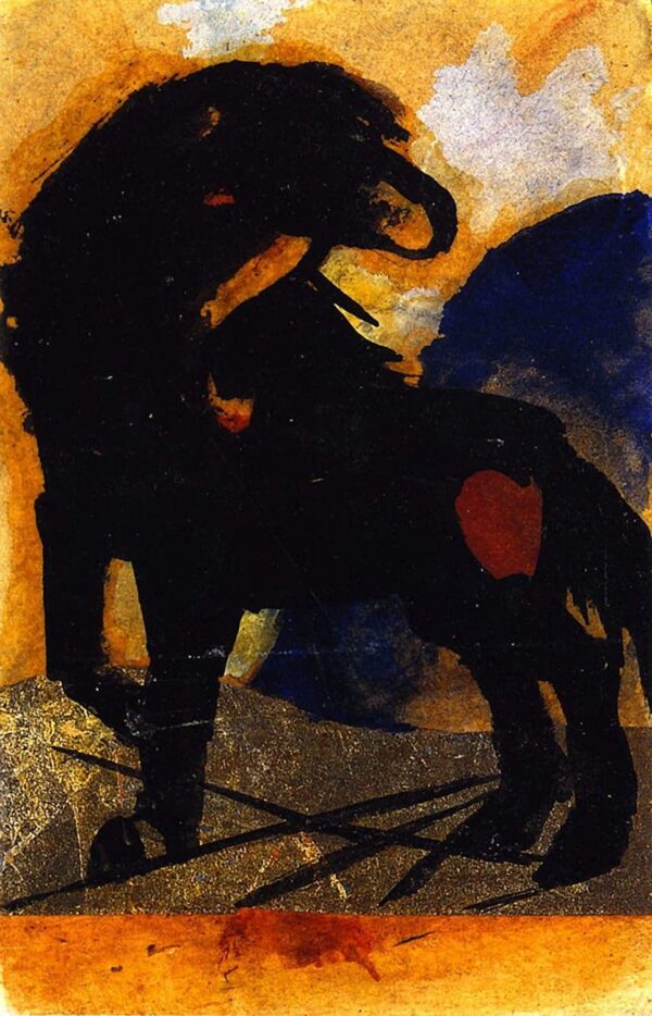 Le petit cheval noir  – Franz Marc Franz Marc 70x105