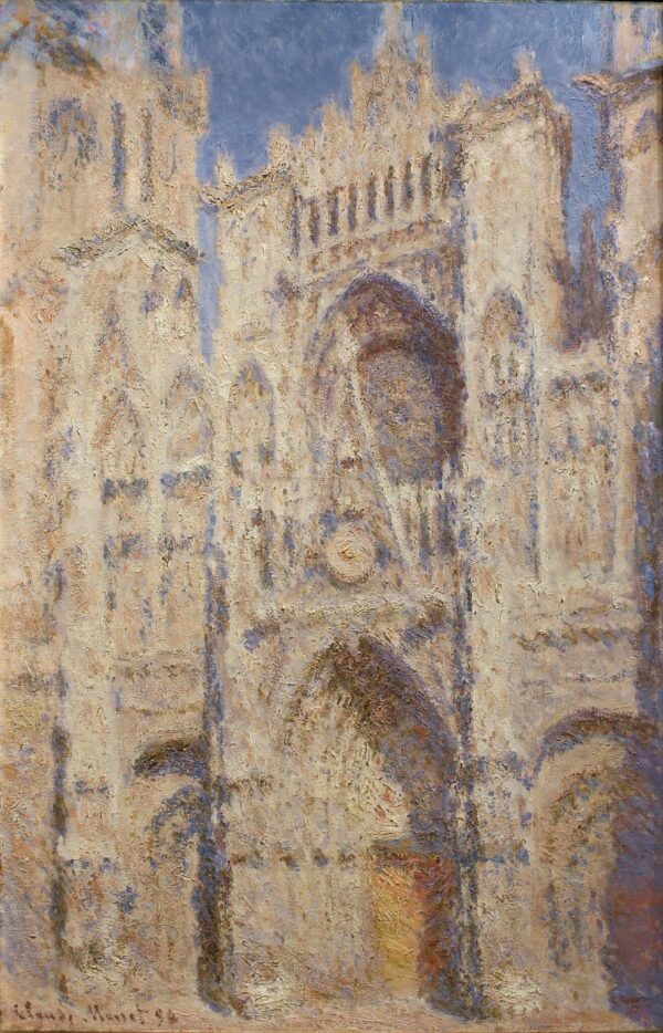 Le Portail de la cathédrale de Rouen au soleil (W1325) – Claude Monet Claude Monet 70x105